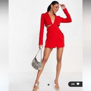 NEW Red blazer dress